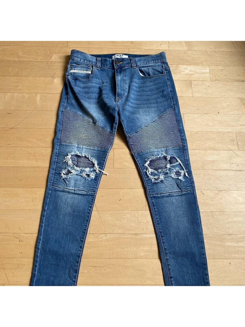 NXP Nena and Pasadena mens distressed jeans sz 34